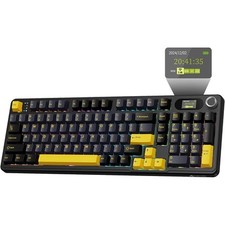 ATTACK SHARK X98 Pro 96% UK Wireless Gaming Tastatur, LED Smart Display&Knob