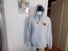 * NAKETANO * graue Sweatjacke/Übergangsjacke/ Hoodie/Kapuzensweatjacke Gr. S