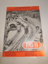 ++ G62 LGB Betriebsanleitung Anlagenpläne - 16. Auflage von 1977