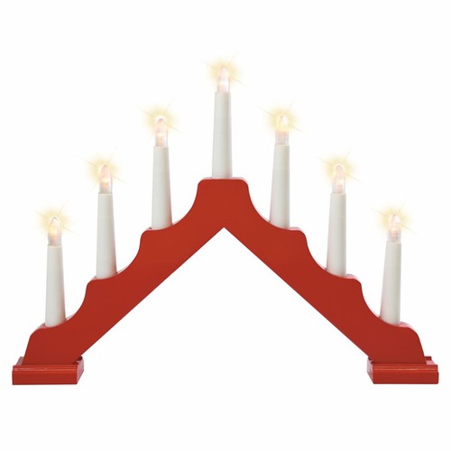 Schwibbogen lichterbogen rot - schwibbogen,