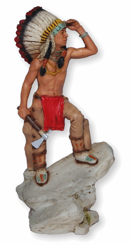Indianerfigur plenty coups - indianerfigur,