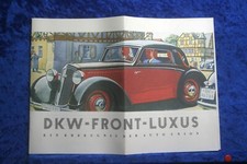 DKW Front Luxus 1938 Prospekt (A1280) FAKSIMILE Archiv Verlag