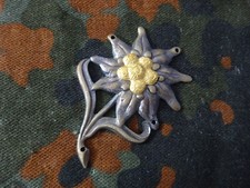 A57-16) original Bundeswehr Edelweiß Gebirgsjäger Abzeichen Jäger Gebirgstruppe