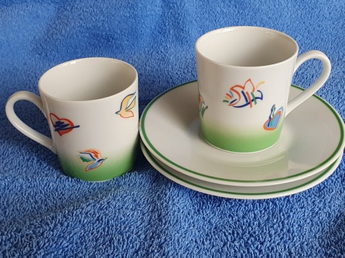 Zwei espressotassen mit - zwei,