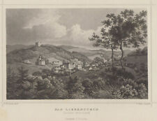 Bad Liebenstein Original Stahlstich Oeder 1861