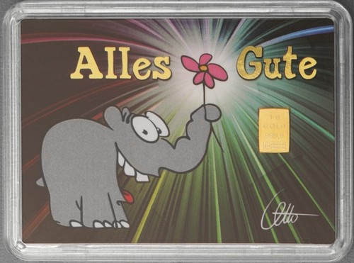 Goldbarren valcambi ottifant - valcambi,