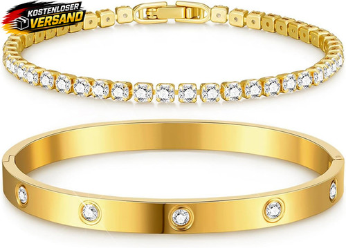 Damen tennisarmband set - tennisarmband,