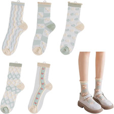 Damen transparente Socken 5