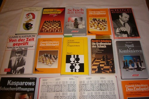 Schachbücher konvolut sehr - schachbücher-konvolut, "sehr