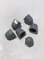 5x Korrex Schutzkappen M6, grau 6 x 12 mm, Sechskant Kunststoff (A-52)