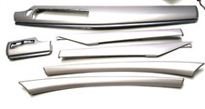 BMW 5er F07 GT LCI Modellpflege Blende Tür Dekorleiste Set Satinsilber 9156364