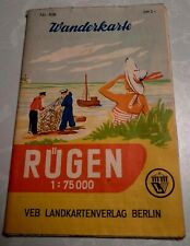 Alte Wanderkarte Rügen Nr