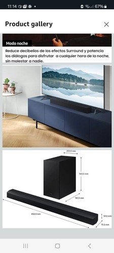 Samsung c430 1ch 270w - samsung,