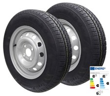 2x Komplettrad 155/80R13 84N 100x4 155 R 13 PKW Anhänger Rad Felge 4Jx13 Reifen