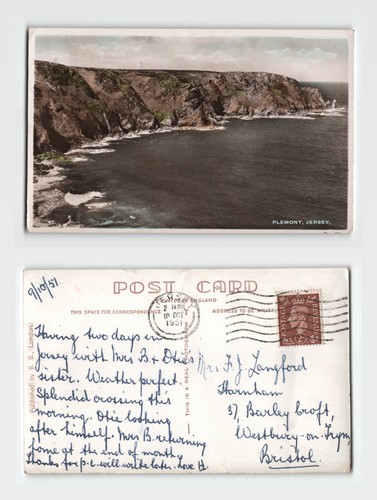 Postkarte plemont jersey - -,