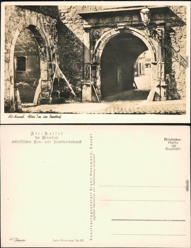 Ansichtskarte kassel cassel - ansichtskarte,