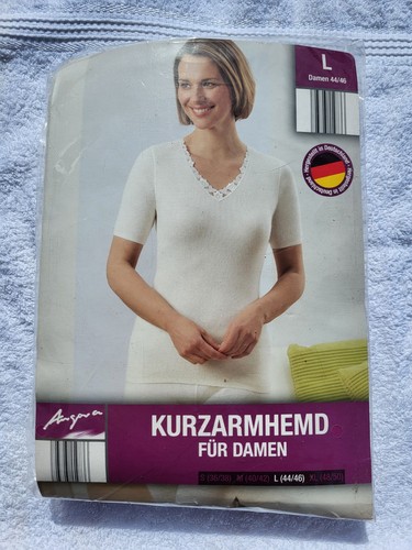 Angora damen kurzarmhemd - damen,