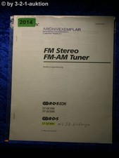 Sony Bedienungsanleitung ST SE300 /SE500 /SE700 FM/AM Tuner (#2014)