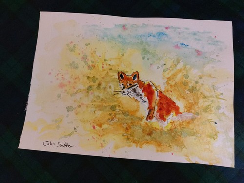 Original aquarell gemälde - aquarell,