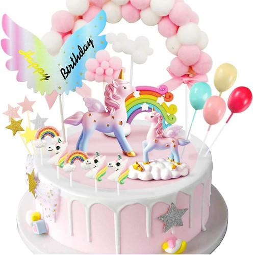 Einhorn tortendeko kinder - einhorn,