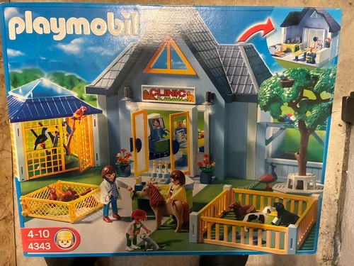 Playmobil 4343 tierklinik mit - tierklinik,