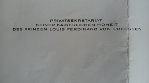 Historische dokumente prinz - dokumente:,