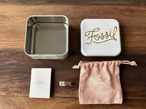 Original fossil ring mit - fossil,