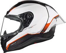 NEXX Sport-Integralhelm X.R3R Carbon weiß rot Fiberglas F.I.M Gr. XL 61/62