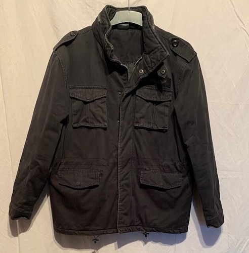 Gefütterte jeansjacke parka - jeansjacke,