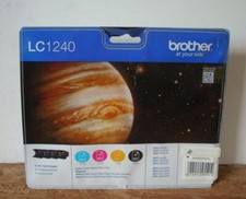 4xBrother LC1240 Tinte c y m bk für DCP-J525W MFC-J430W  J5910DW LC-1240VALBPDR