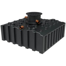 Flachtank, Zisterne "AQa.Line" 4000L inkl.Abdeckung begehbar, Haus-/Gartenfilter