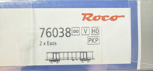 Roco güterwagen set eaos - güterwagen-set, 2x