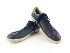 Lacoste Herren Schuhe Sneaker Gr. 44,5 Turnschuhe Echtleder Blau (16394)