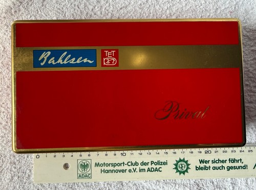 Bahlsen blechdose tin box rot - bahlsen,