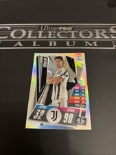 2021 Topps UCL Match Attax Chrome Soccer Refractor Card Ronaldo Juventus 124