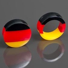 4-30mm Fan Plug Flesh Tunnel