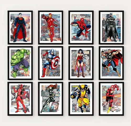 Superheld poster drucke comic - superheld,