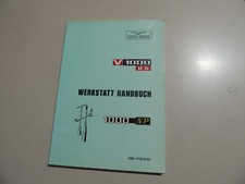 Werkstatthandbuch 10.1986 Moto Guzzi V 1000 G5 / 1000 SP