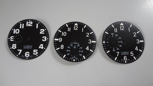 Zifferblatt 41mm schwarz - , f