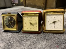 3 Vintage Reisewecker Uhren