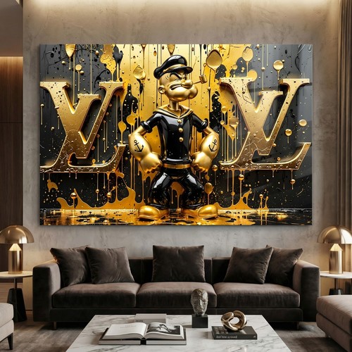 Popeye seemann gold - lv,, luxus