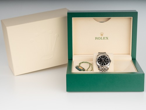 Rolex datejust 126200 black - rolex,