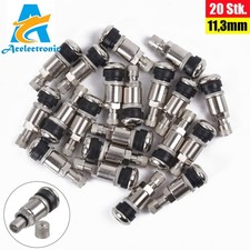 20x Metallventile Silber Ø