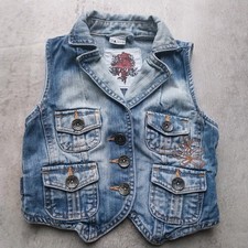 Weste Jeans Jeansweste blau