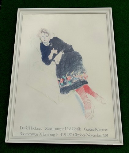 David hockney offset litho - david,