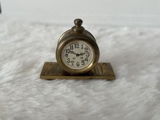 Vintage Miniatur-Kaminuhr Aus