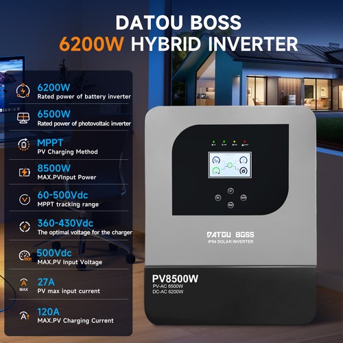 48v 6200w hybrid - hybrid, solar