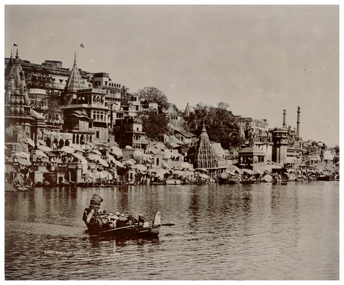 Indien panorama von banaras - von,