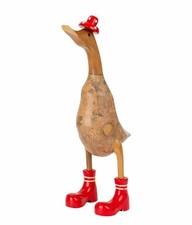 1 Stück Bali Ente rot Schuhe