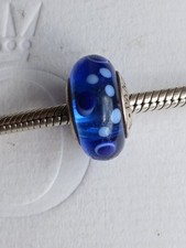 Original  Pandora Element, Charm Murano, retired, blau 